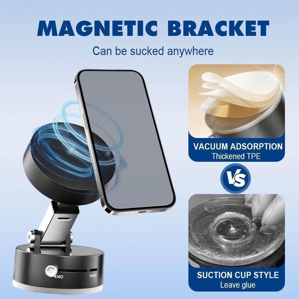 Voltico Vacuum Magnetic Suction Phone Holder